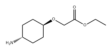 Acetic acid, 2-[(trans-4-aminocyclohexyl)oxy]-, ethyl ester Structural