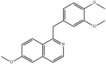 Isoquinoline, 1-[(3,4-dimethoxyphenyl)methyl]-6-methoxy- Structural