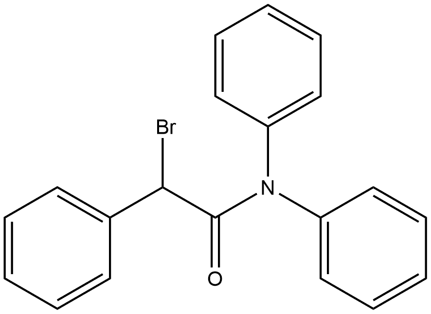 Benzeneacetamide, α-bromo-N,N-diphenyl- Structural