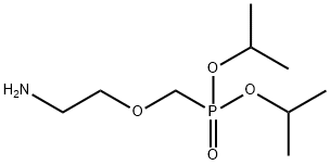 bis(propan-2-yl) [(2-aminoethoxy)methyl]phosphonate Structural
