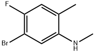 Benzenamine, 5-bromo-4-fluoro-N,2-dimethyl- Structural