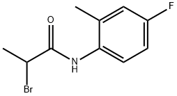 Propanamide, 2-bromo-N-(4-fluoro-2-methylphenyl)- Structural
