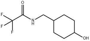 Acetamide, 2,2,2-trifluoro-N-[(4-hydroxycyclohexyl)methyl]- Structural