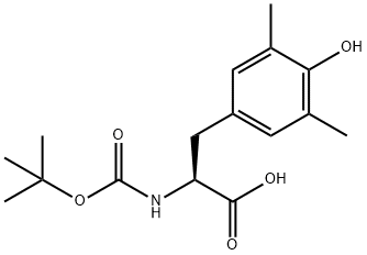 Tyrosine, N-[(1,1-dimethylethoxy)carbonyl]-3,5-dimethyl- Structural