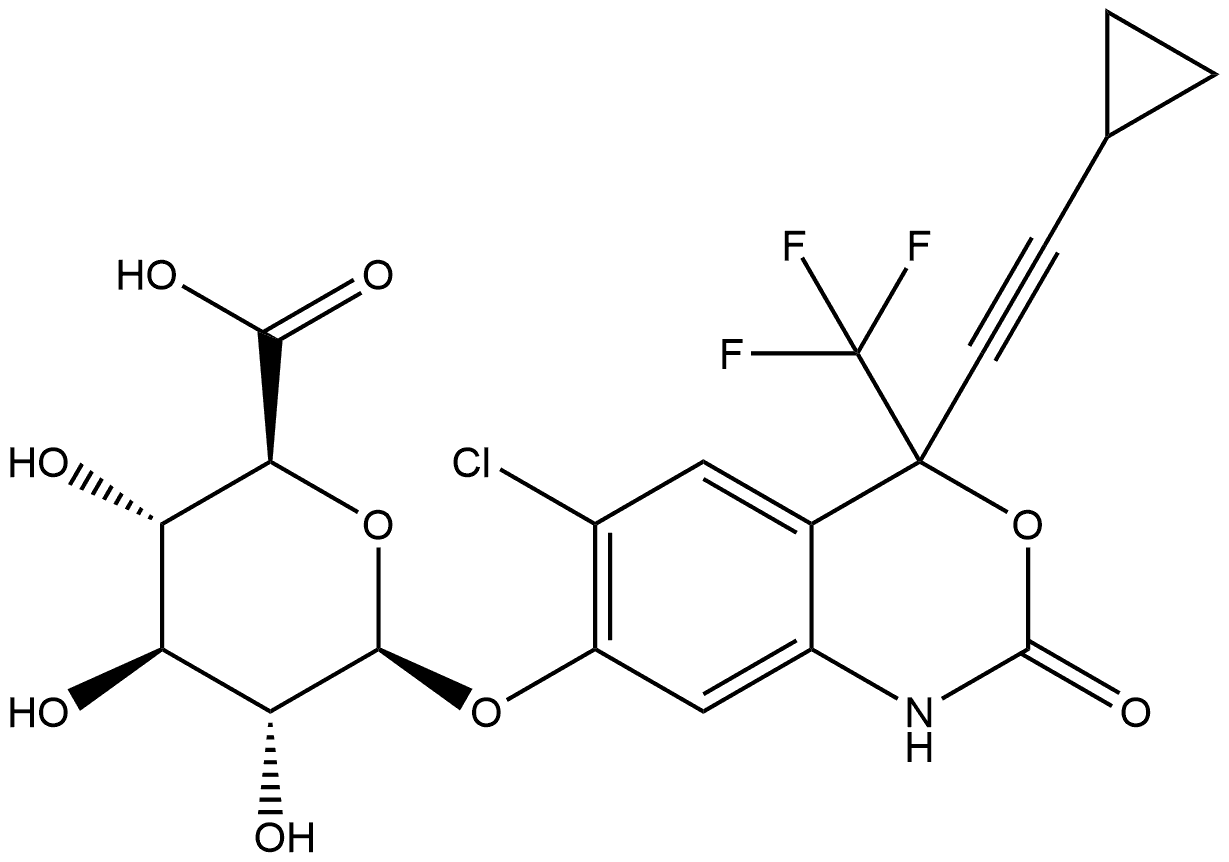 rac 7-Hydroxy Efavirenz 7-O-β-D-Glucuronide Structural