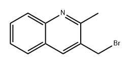Quinoline, 3-(bromomethyl)-2-methyl- Structural