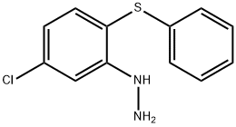Hydrazine, [5-chloro-2-(phenylthio)phenyl]- Structural