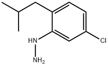 Hydrazine, [5-chloro-2-(2-methylpropyl)phenyl]- Structural
