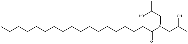 Octadecanamide, N,N-bis(2-hydroxypropyl)- Structural