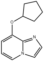 Imidazo[1,2-a]pyridine, 8-(cyclopentyloxy)- Structural