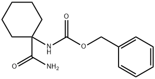 Carbamic acid, [1-(aminocarbonyl)cyclohexyl]-, phenylmethyl ester (9CI) Structural