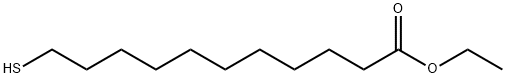 Undecanoic acid, 11-mercapto-, ethyl ester Structural