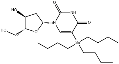 Uridine, 2'-deoxy-5-(tributylstannyl)- Structural