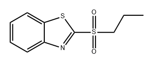 Benzothiazole, 2-(propylsulfonyl)- Structural