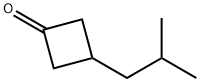 Cyclobutanone, 3-(2-methylpropyl)- Structural