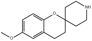 Spiro[2H-1-benzopyran-2,4'-piperidine], 3,4-dihydro-6-methoxy- Structural