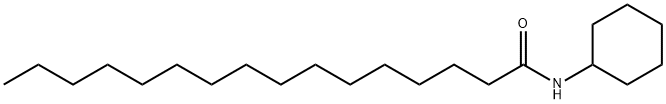 Hexadecanamide, N-cyclohexyl- Structural