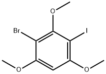 Benzene, 2-bromo-4-iodo-1,3,5-trimethoxy- Structural