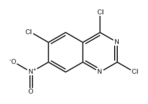 Quinazoline, 2,4,6-trichloro-7-nitro- Structural