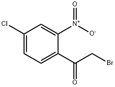 Ethanone, 2-bromo-1-(4-chloro-2-nitrophenyl)- Structural