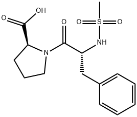 L-Proline, N-(methylsulfonyl)-D-phenylalanyl- (9CI) Structural