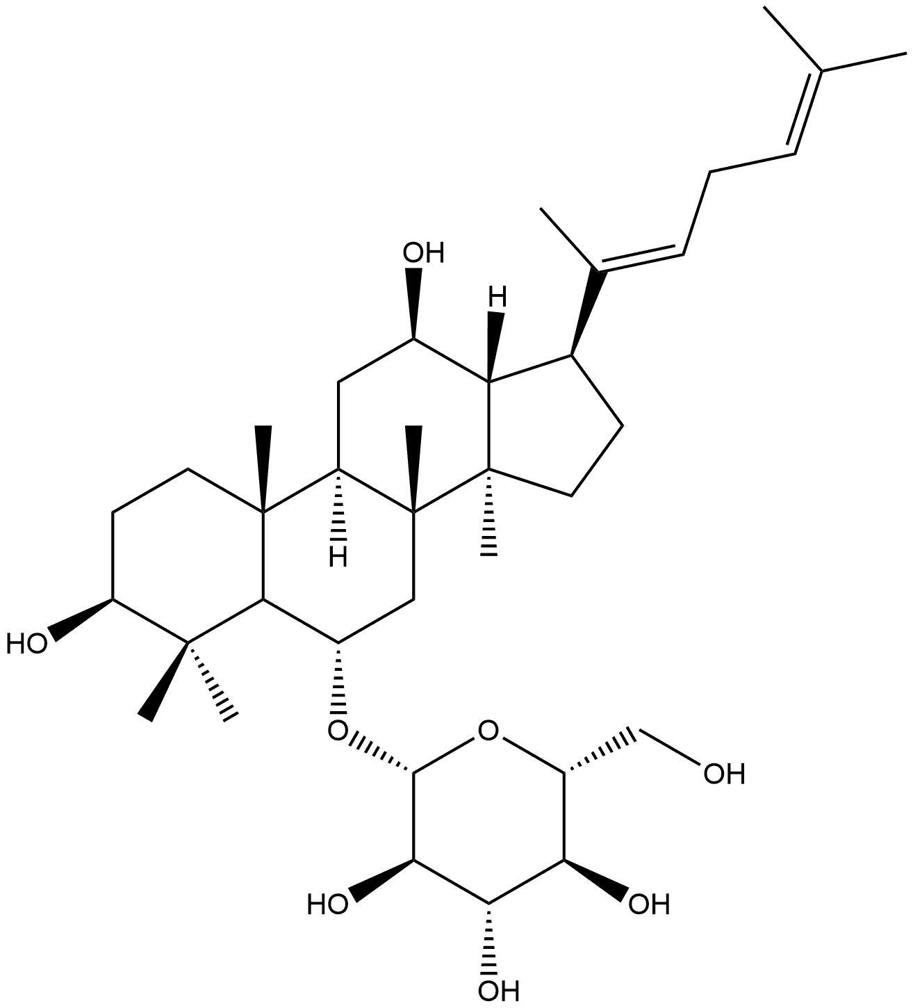 ginsenoside Rh(4) Structural