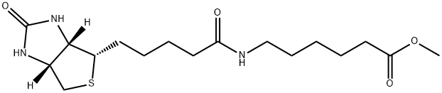 Hexanoic acid, 6-[[5-[(3aS,4S,6aR)-hexahydro-2-oxo-1H-thieno[3,4-d]imidazol-4-yl]-1-oxopentyl]amino]-, methyl ester Structural