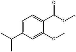 Benzoic acid, 2-methoxy-4-(1-methylethyl)-, methyl ester Structural