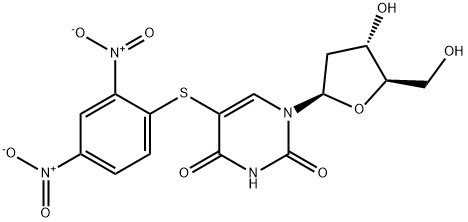 Uridine, 2'-deoxy-5-[(2,4-dinitrophenyl)thio]- (9CI) Structural