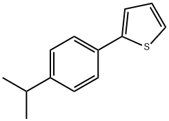 Thiophene, 2-[4-(1-methylethyl)phenyl]- Structural