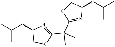 Oxazole, 2,2'-(1-methylethylidene)bis[4,5-dihydro-4-(2-methylpropyl)-, (4S,4'S)- Structural