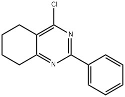 Quinazoline, 4-chloro-5,6,7,8-tetrahydro-2-phenyl- Structural