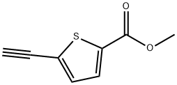 methyl 5-ethynylthiophene-2-carboxylate Structural