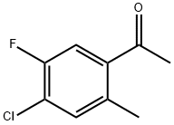 Ethanone, 1-(4-chloro-5-fluoro-2-methylphenyl)- Structural