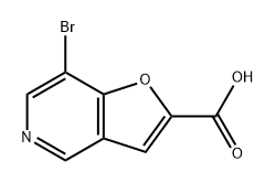 Furo[3,2-c]pyridine-2-carboxylic acid, 7-bromo- Structural