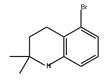 Quinoline, 5-bromo-1,2,3,4-tetrahydro-2,2-dimethyl- Structural