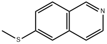 Isoquinoline, 6-(methylthio)- Structural
