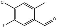 Benzaldehyde, 4-chloro-5-fluoro-2-methyl- Structural