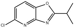 Oxazolo[4,5-b]pyridine, 5-chloro-2-(1-methylethyl)- Structural