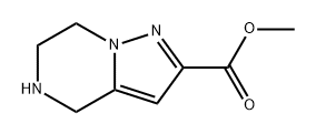Pyrazolo[1,5-a]pyrazine-2-carboxylic acid, 4,5,6,7-tetrahydro-, methyl ester Structural