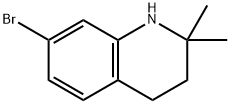 Quinoline, 7-bromo-1,2,3,4-tetrahydro-2,2-dimethyl- Structural