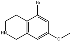 Isoquinoline, 5-bromo-1,2,3,4-tetrahydro-7-methoxy- Structural