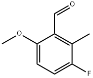 Benzaldehyde, 3-fluoro-6-methoxy-2-methyl- Structural