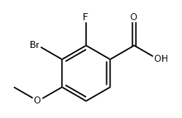 Benzoic acid, 3-bromo-2-fluoro-4-methoxy- Structural