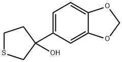 Thiophene-3-ol, 3-(1,3-benzodioxol-5-yl)tetrahydro- Structural