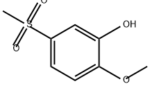 Phenol, 2-methoxy-5-(methylsulfonyl)- Structural