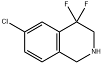 Isoquinoline, 6-chloro-4,4-difluoro-1,2,3,4-tetrahydro- Structural