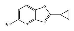 Oxazolo[4,5-b]pyridin-5-amine, 2-cyclopropyl- Structural