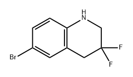 Quinoline, 6-bromo-3,3-difluoro-1,2,3,4-tetrahydro- Structural
