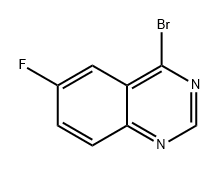 Quinazoline, 4-bromo-6-fluoro- Structural